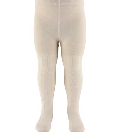 Wheat Strømpebukser - Uld - Karla - Offwhite m. Mønster