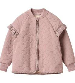 Wheat Termojakke m. Fleece - Ellas - Warm Rose m. Blomster