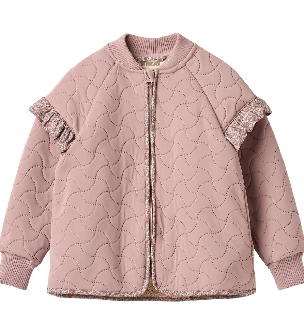 Wheat Termojakke m. Fleece - Ellas - Warm Rose m. Blomster
