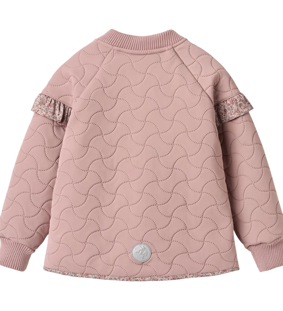 Wheat Termojakke m. Fleece - Ellas - Warm Rose m. Blomster