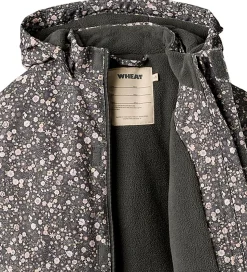 Wheat Vinterjakke - Jello - Black Sea Open Flowers