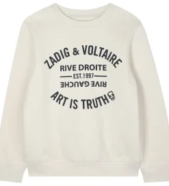 Zadig & Voltaire Sweatshirt - Simba - New Beige m. Print